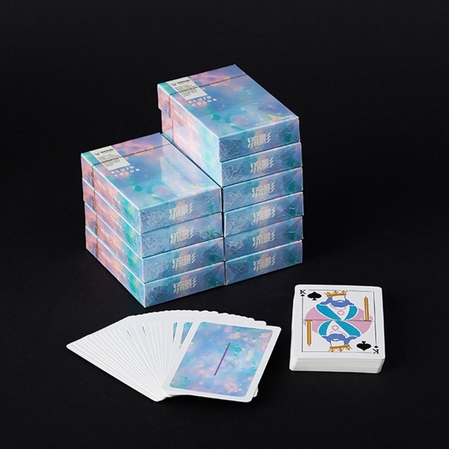 Stolik pokerowy w stylu europejskim, wodoodporny, zestaw 54 sztuki kart do gry pokera - Wianko - 8