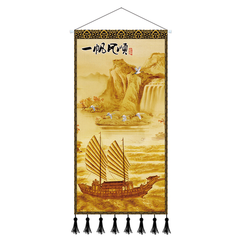 Plakat drewno przewiń - chiński krajobraz, dekoracja domu - Wianko - 19