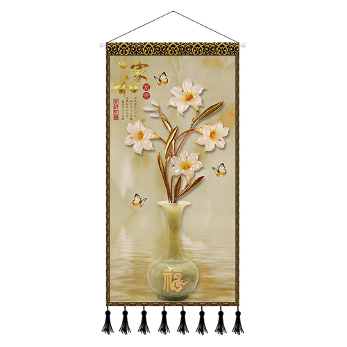 Plakat drewno przewiń - chiński krajobraz, dekoracja domu - Wianko - 16