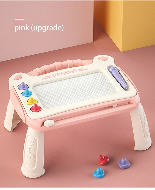 Montessori Tablet graficzny z magnesami - kreatywna zabawka do rysowania dla dzieci w wieku 2-4 lata - Wianko - 6