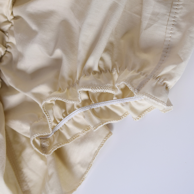 Zestaw letniego ubrania dla małych dziewczynek - biała falbana Top + łuk Bloomers szorty - Wianko - 10