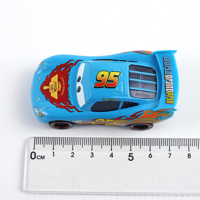 Zabawka dziecięca - Oryginalne samochody Disney Pixar 2 i 3 - Zygzak McQueen, Matt Jackson Storm i Ramirez - 1:55 stopnia - Odlewniczy metalowy samochód - Wianko - 9