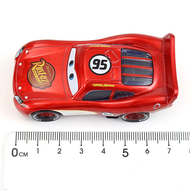 Zabawka dziecięca - Oryginalne samochody Disney Pixar 2 i 3 - Zygzak McQueen, Matt Jackson Storm i Ramirez - 1:55 stopnia - Odlewniczy metalowy samochód - Wianko - 17