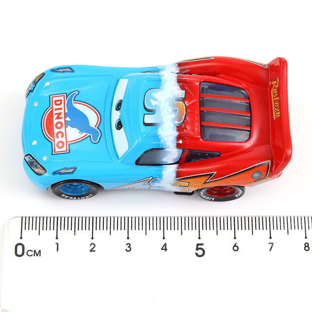 Zabawka dziecięca - Oryginalne samochody Disney Pixar 2 i 3 - Zygzak McQueen, Matt Jackson Storm i Ramirez - 1:55 stopnia - Odlewniczy metalowy samochód - Wianko - 27