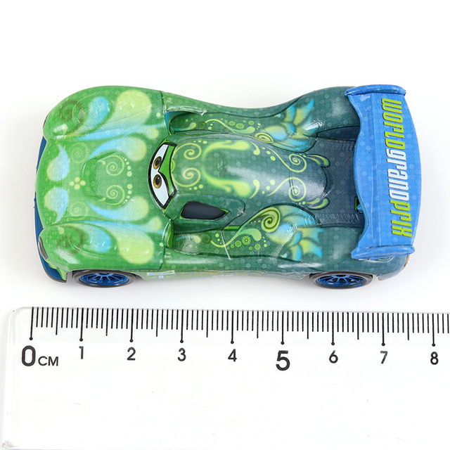 Zabawka dziecięca - Oryginalne samochody Disney Pixar 2 i 3 - Zygzak McQueen, Matt Jackson Storm i Ramirez - 1:55 stopnia - Odlewniczy metalowy samochód - Wianko - 84