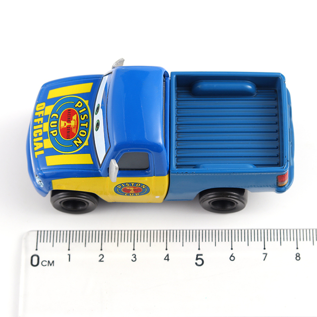 Zabawka dziecięca - Oryginalne samochody Disney Pixar 2 i 3 - Zygzak McQueen, Matt Jackson Storm i Ramirez - 1:55 stopnia - Odlewniczy metalowy samochód - Wianko - 99