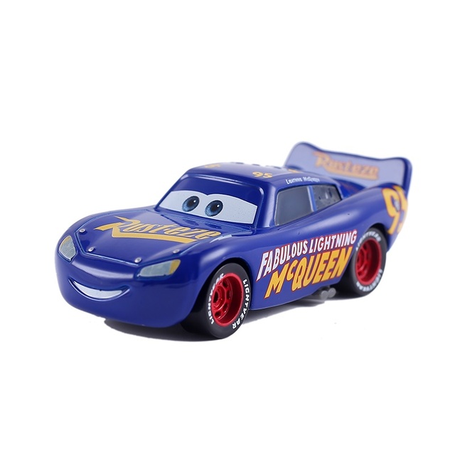 Zabawka dziecięca - Oryginalne samochody Disney Pixar 2 i 3 - Zygzak McQueen, Matt Jackson Storm i Ramirez - 1:55 stopnia - Odlewniczy metalowy samochód - Wianko - 10