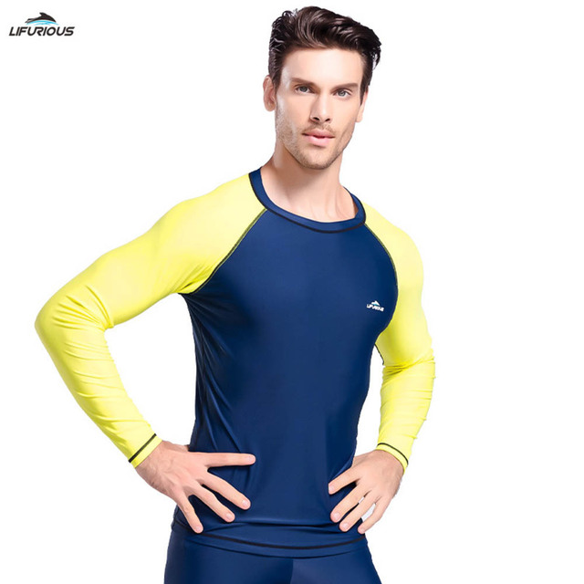 Męska koszula plażowa ze stretchem i długimi rękawami do surfingu z ochroną UV Lycra moda UPF 50+ - Wianko - 10