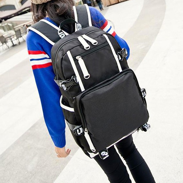 Plecak Siedem Grzechów Głównych - USB Charge, dla kobiet, mężczyzn, lumious, na laptopa, torby szkolne, podróżne - Wianko - 7