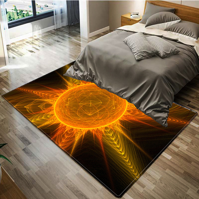 Duży dywan w motylkowy wzór z zabawnym drukiem 3D - idealny do salonu, sypialni, pokoju dziecięcego - Wianko - 7
