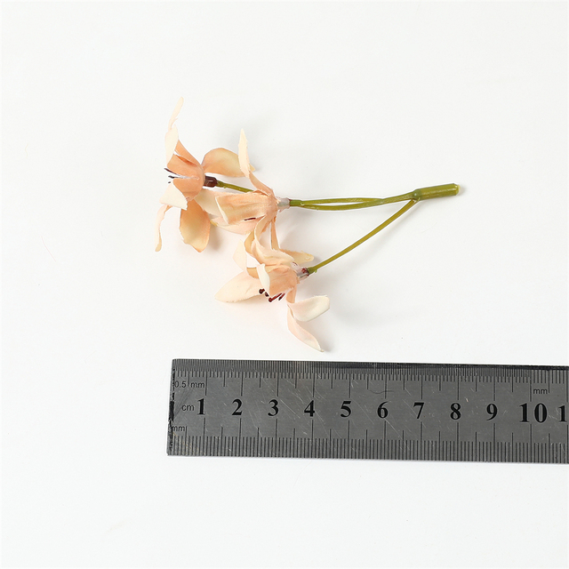 10/20 sztuk sztuczne storczyki gradientu orchidea magnolii - dekoracje DIY i ozdoby bożonarodzeniowe - Wianko - 2