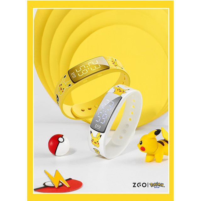 Inteligentny zegarek Pokemon Pikachu Cartoon z nadgarstkiem - czas rzeczywisty, dane sportowe, prezent dla chłopców i dziewczynek, oryginalne opakowanie - Wianko - 16
