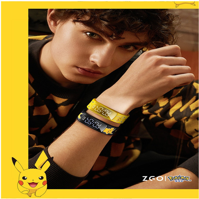 Inteligentny zegarek Pokemon Pikachu Cartoon z nadgarstkiem - czas rzeczywisty, dane sportowe, prezent dla chłopców i dziewczynek, oryginalne opakowanie - Wianko - 4