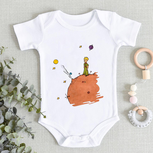 Le Petit Prince - Body dla noworodków, dziewczynka, ubrania francuskie, moda dziecięca, Ropa Bebe - Wianko - 14