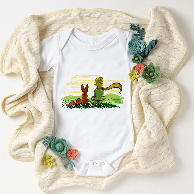 Le Petit Prince - Body dla noworodków, dziewczynka, ubrania francuskie, moda dziecięca, Ropa Bebe - Wianko - 2