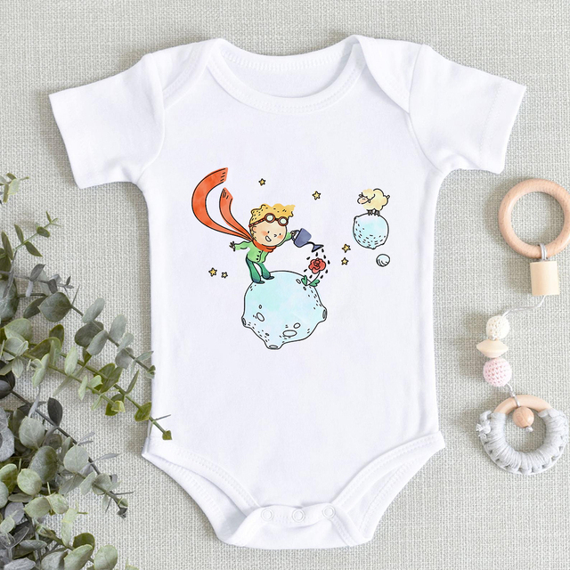 Le Petit Prince - Body dla noworodków, dziewczynka, ubrania francuskie, moda dziecięca, Ropa Bebe - Wianko - 11