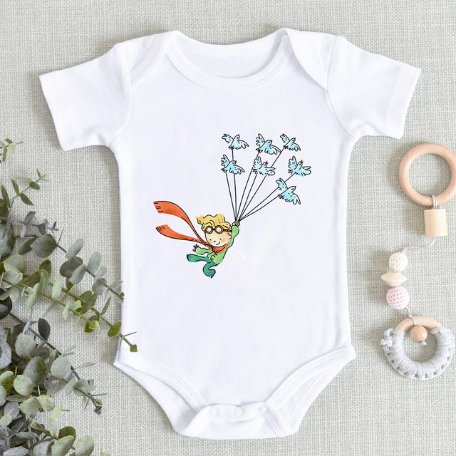 Le Petit Prince - Body dla noworodków, dziewczynka, ubrania francuskie, moda dziecięca, Ropa Bebe - Wianko - 13