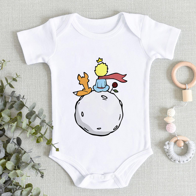Le Petit Prince - Body dla noworodków, dziewczynka, ubrania francuskie, moda dziecięca, Ropa Bebe - Wianko - 9
