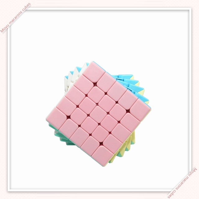 Moyu Macarons - Kostka Rubika (4 sztuki) + Kostka Prędkościowa (5 sztuk) - Zamknięta w Pudełku - Gra Edukacyjna i Zabawka dla Dzieci - Wianko - 2