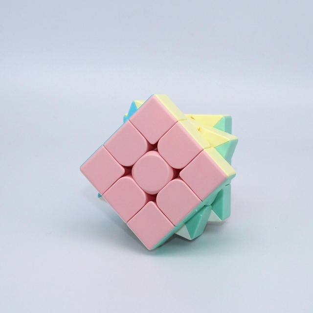 Moyu Macarons - Kostka Rubika (4 sztuki) + Kostka Prędkościowa (5 sztuk) - Zamknięta w Pudełku - Gra Edukacyjna i Zabawka dla Dzieci - Wianko - 4