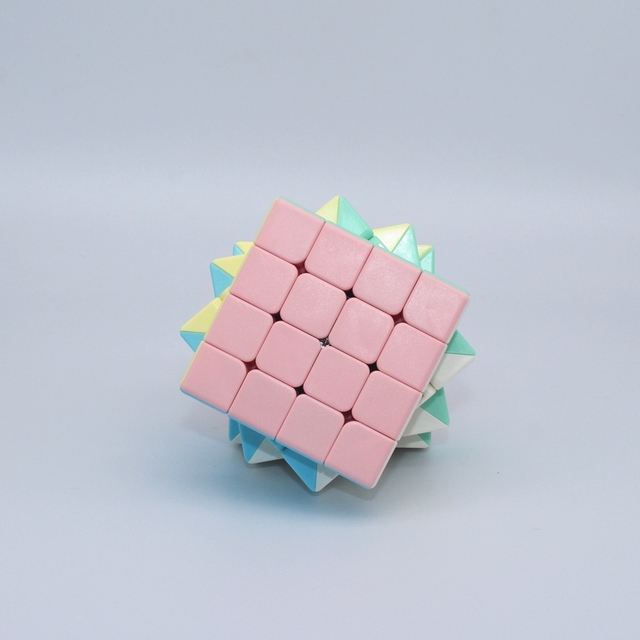 Moyu Macarons - Kostka Rubika (4 sztuki) + Kostka Prędkościowa (5 sztuk) - Zamknięta w Pudełku - Gra Edukacyjna i Zabawka dla Dzieci - Wianko - 6