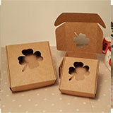 100 sztuk czarnych kartonowych pudełek prezentowych Kraft - biżuteria, loty, cajas karton prezentowe, papierowa oprawa - Wianko - 6