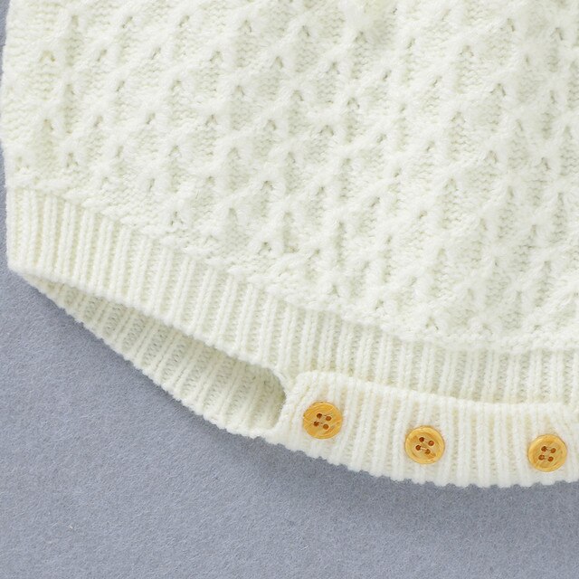 Ubrania zimowe dla noworodków - jak kamizelka, sweter, kombinezon/body - chłopcy i dziewczynki - dzianina - Wianko - 35