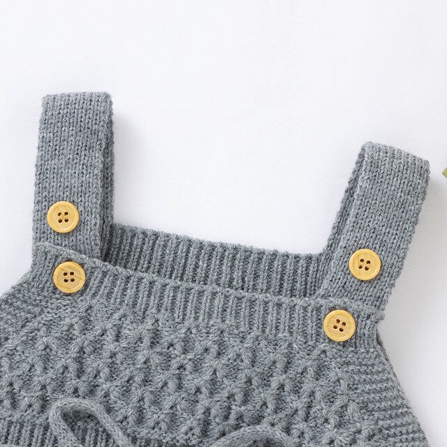 Ubrania zimowe dla noworodków - jak kamizelka, sweter, kombinezon/body - chłopcy i dziewczynki - dzianina - Wianko - 30