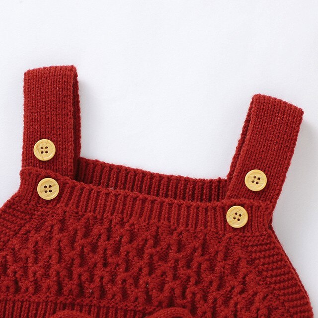 Ubrania zimowe dla noworodków - jak kamizelka, sweter, kombinezon/body - chłopcy i dziewczynki - dzianina - Wianko - 57