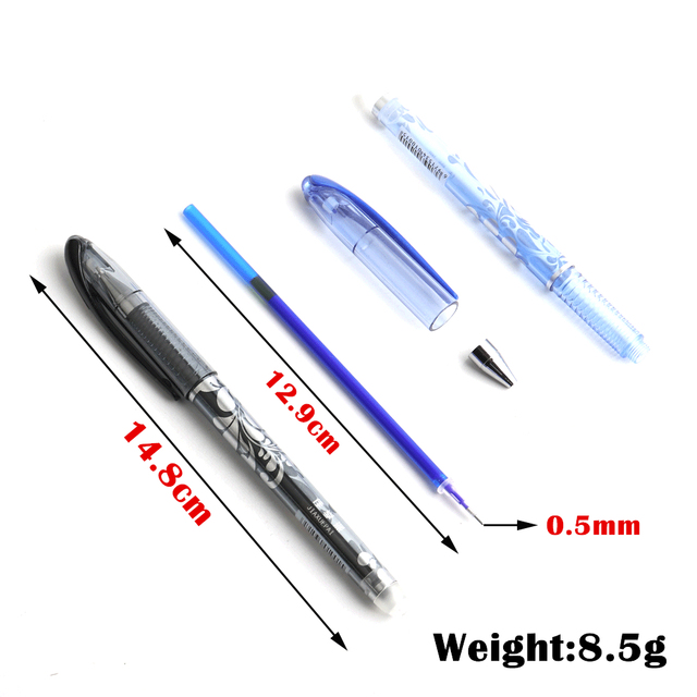 3 + 50 sztuk Multicolor zmazywalny długopis z uchwytem 0.5mm - Wianko - 4