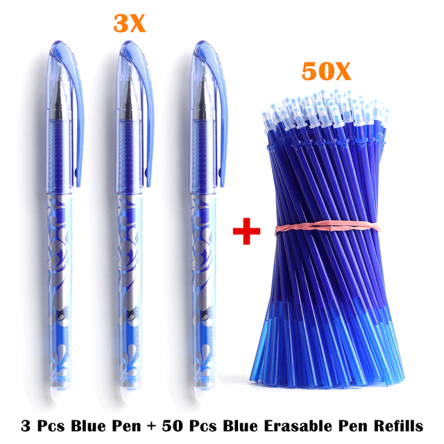3 + 50 sztuk Multicolor zmazywalny długopis z uchwytem 0.5mm - Wianko - 6