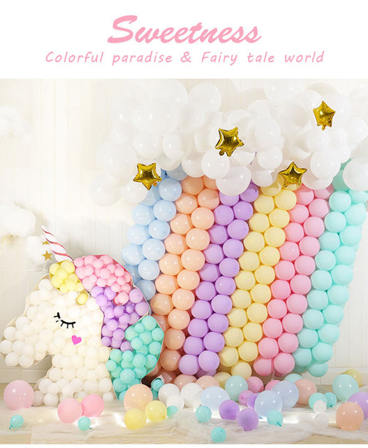 40 kolorowych balonów lateksowych 10 cali - dekoracje na imprezę urodzinową, ślubną, balon na przyjęcie księżniczki - Wianko - 8
