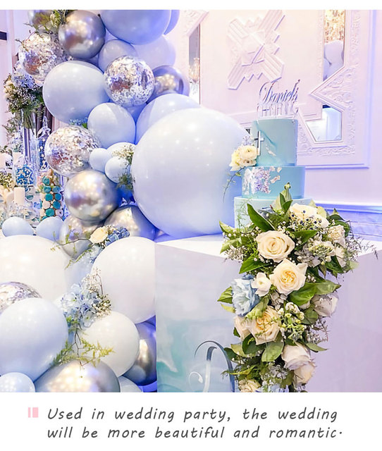 40 kolorowych balonów lateksowych 10 cali - dekoracje na imprezę urodzinową, ślubną, balon na przyjęcie księżniczki - Wianko - 5