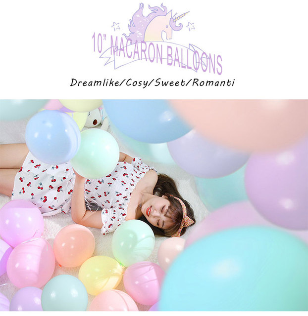 40 kolorowych balonów lateksowych 10 cali - dekoracje na imprezę urodzinową, ślubną, balon na przyjęcie księżniczki - Wianko - 1