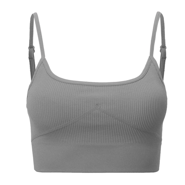 Damski biustonosz sportowy Camisole spodenki z wysokim stanem zestaw do jogi i fitness A056VS - Wianko - 24