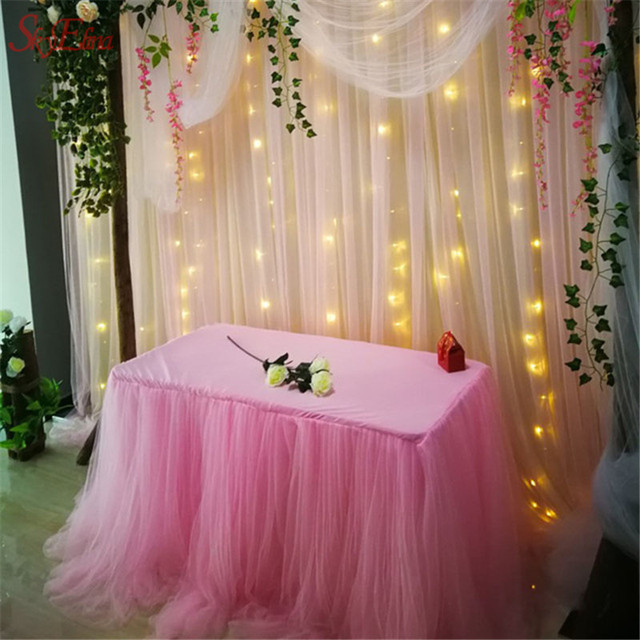 Tiulowa rolka kryształowej tkaniny z organzy 48 cm x 10 m - dekoracje DIY urodziny, ślubne, Party, Baby Shower, Tutu (7zSH015) - Wianko - 15