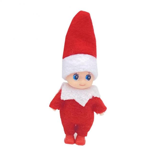Świąteczna lalka Elf Ornaments 8cm - dekoracje lalki 2021 do wiszenia - dzieci zabawki prezenty - Wianko - 6