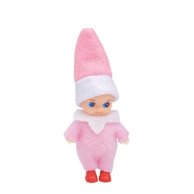 Świąteczna lalka Elf Ornaments 8cm - dekoracje lalki 2021 do wiszenia - dzieci zabawki prezenty - Wianko - 4
