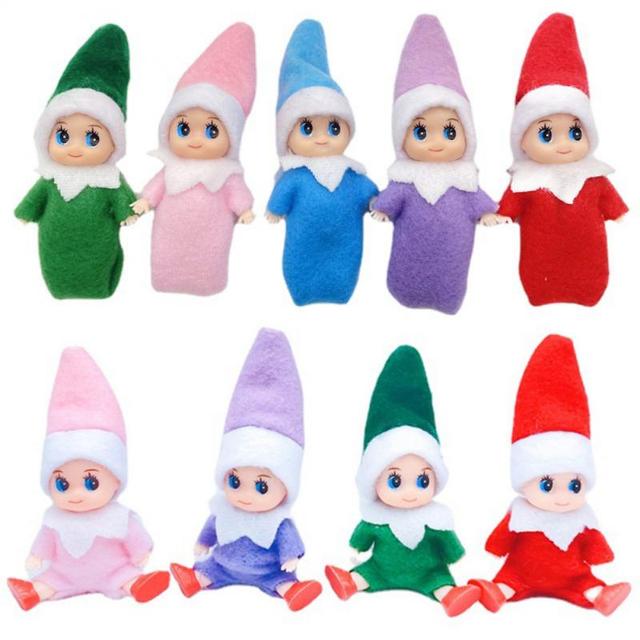Świąteczna lalka Elf Ornaments 8cm - dekoracje lalki 2021 do wiszenia - dzieci zabawki prezenty - Wianko - 3