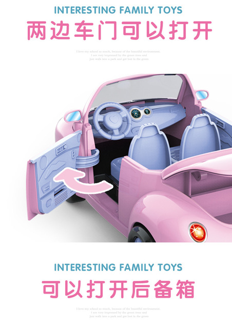 Kabriolet skuter Hejiabao - symulacja zabawki domowej dla dzieci - Wianko - 8