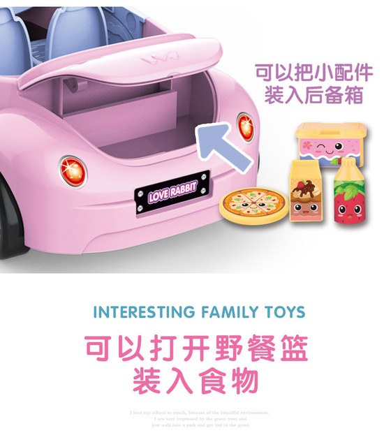 Kabriolet skuter Hejiabao - symulacja zabawki domowej dla dzieci - Wianko - 9