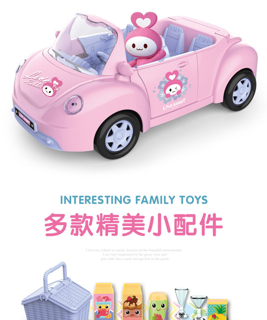 Kabriolet skuter Hejiabao - symulacja zabawki domowej dla dzieci - Wianko - 11