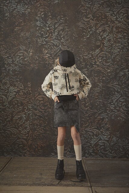 Dziecięca odzież butikowa marki LCF: dziewczynka - bluza, sweter, chłopcy - spodnie, skóra ekologiczna Kids Fashion - Wianko - 4