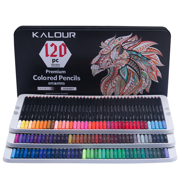 Zestaw ołówków kolorowych Premium Art Oil 180/72 - szkolne akwarele do rysowania i kredki artystyczne - Wianko - 44