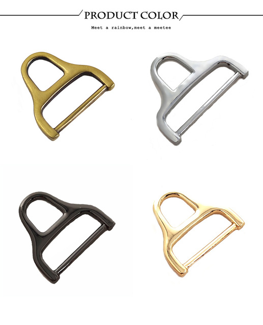 20 sztuk metalowych regulacji D Dee Ring klamry trójkątne z obrotowym klipem pętli do DIY torebki na pasek - Wianko - 15