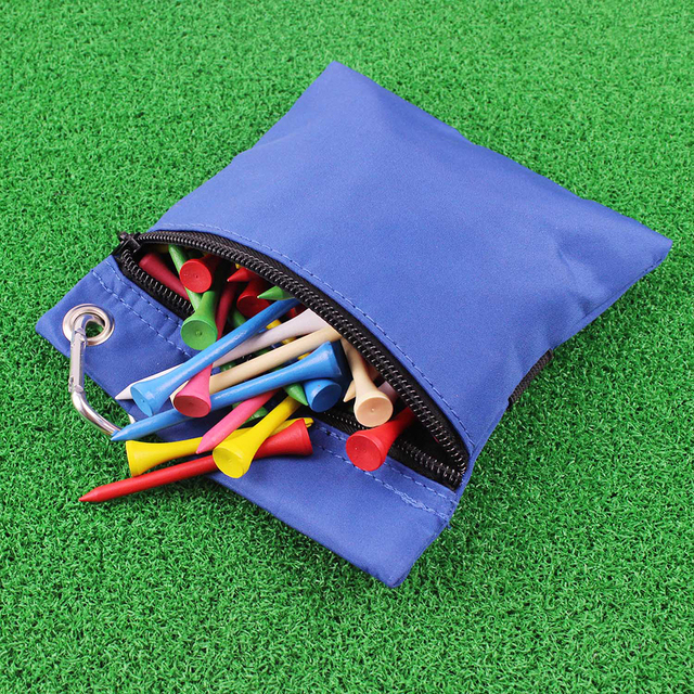 Kołeczek golfowy z uchwytem na piłkę - torba worek do przechowywania akcesoriów - Wianko - 1