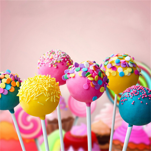 10 sztuk zestaw papierowych kijów Cakepop 10-15-20cm do dekoracji ciast Stick Lollipops Muffin Cupcakes - Wianko - 3