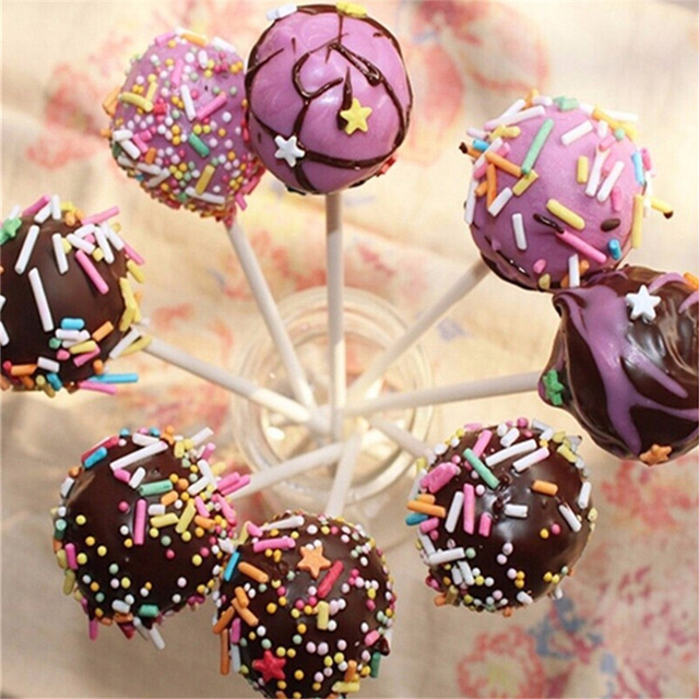 10 sztuk zestaw papierowych kijów Cakepop 10-15-20cm do dekoracji ciast Stick Lollipops Muffin Cupcakes - Wianko - 4