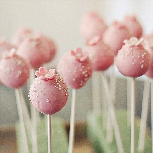 10 sztuk zestaw papierowych kijów Cakepop 10-15-20cm do dekoracji ciast Stick Lollipops Muffin Cupcakes - Wianko - 1