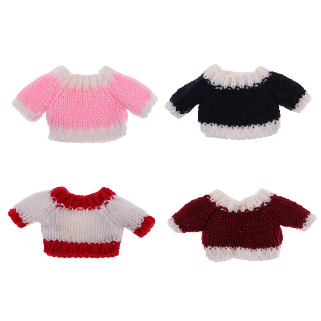 Sweter dzianinowy dla lalki OB11 Mini i Blythe Doll - Wianko - 6